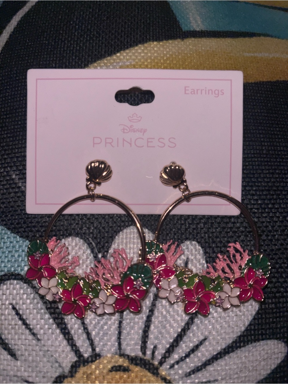 Disney Princess Ariel Hoop Earrings